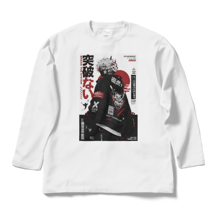 ロングスリーブTシャツ - L - ホワイト