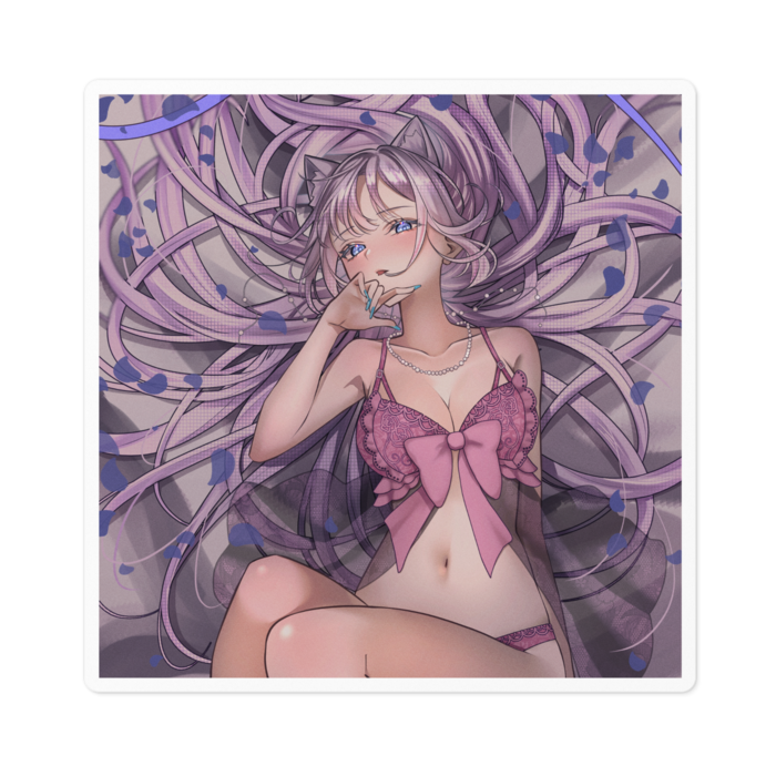 1周年記念ステッカー - 100 x 100 (mm)(等身)