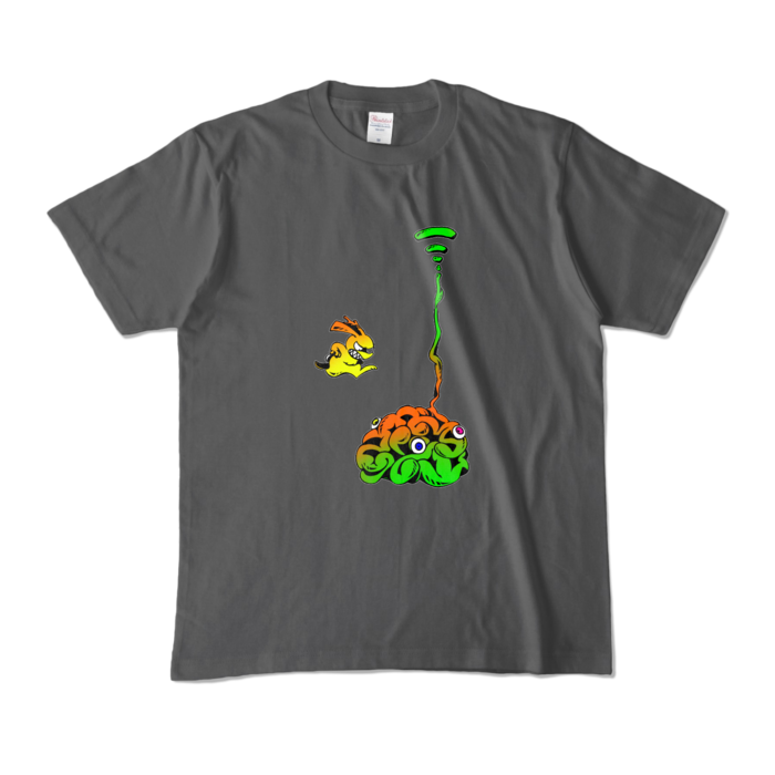 カラーTシャツ - M - チャコール (濃色)(4)
