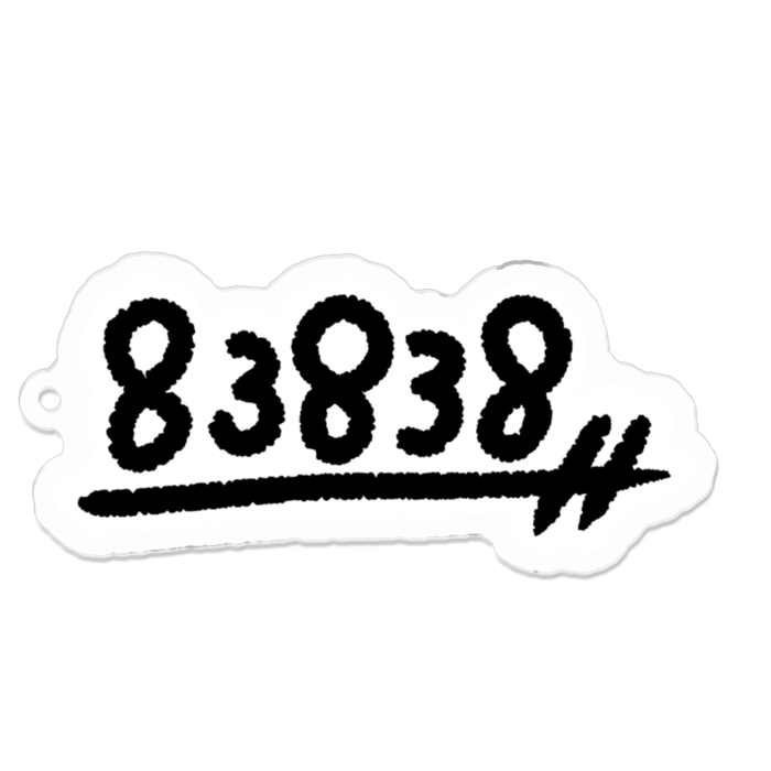 アクリルキーホルダー - 70 x 70 (mm)