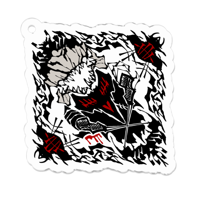 アクリルキーホルダー - 50 x 50 (mm)