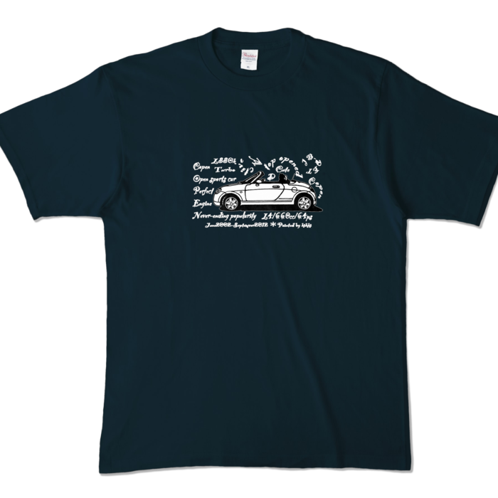 カラーTシャツ - XL - ネイビー (濃色)