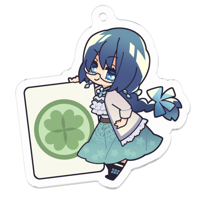 アクリルキーホルダー - 50 x 50 (mm)