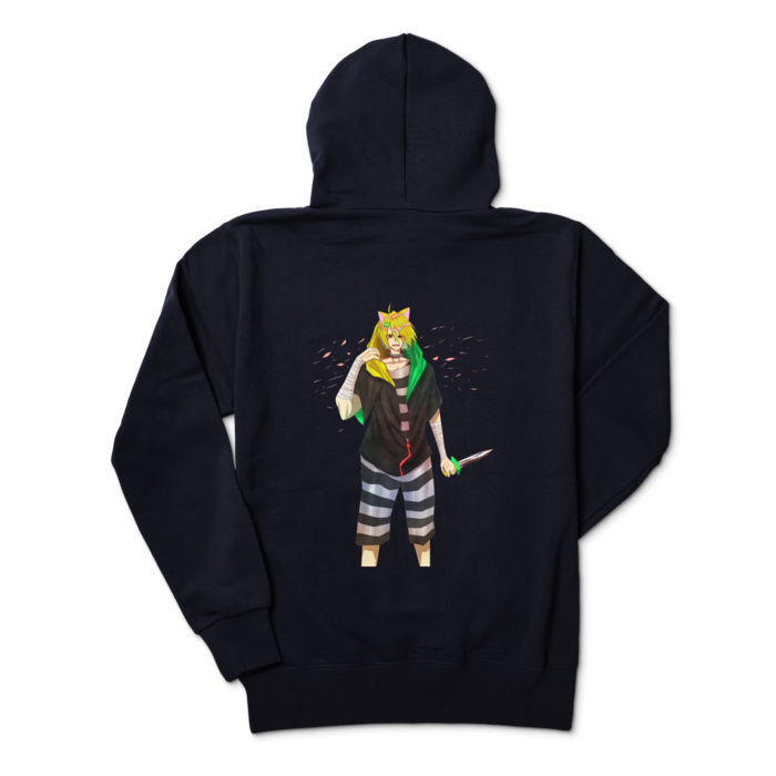 ジップパーカー - M - ネイビー