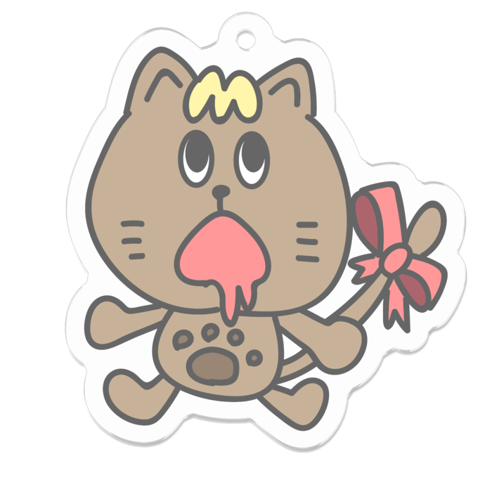 アクリルキーホルダー - 50 x 50 (mm)