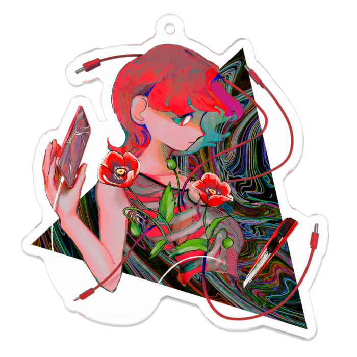 アクリルキーホルダー - 70 x 70 (mm)