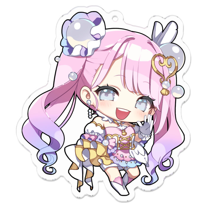 アクリルキーホルダー - 70 x 70 (mm)