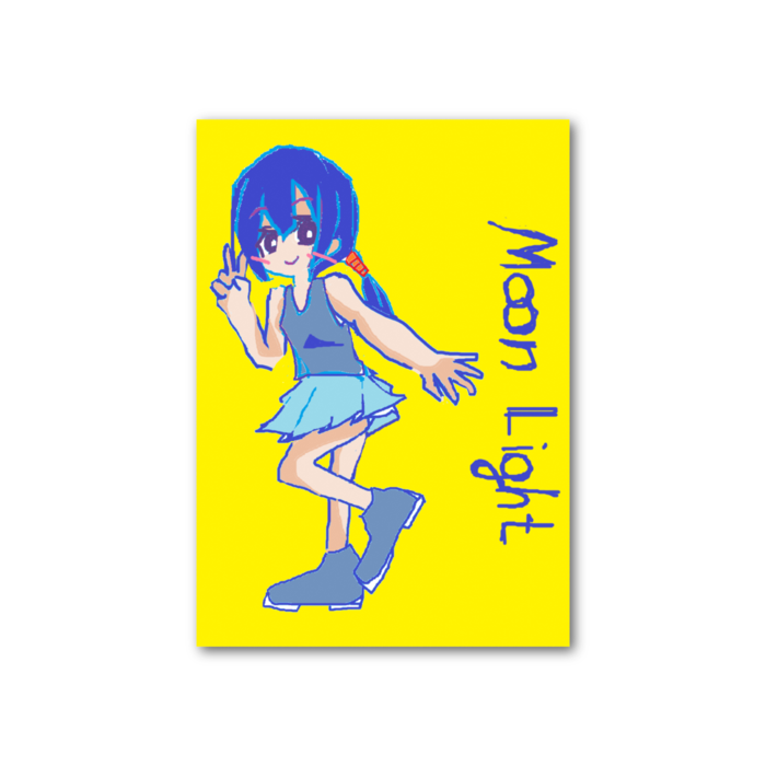 フォト風カード - 縦 - 片面