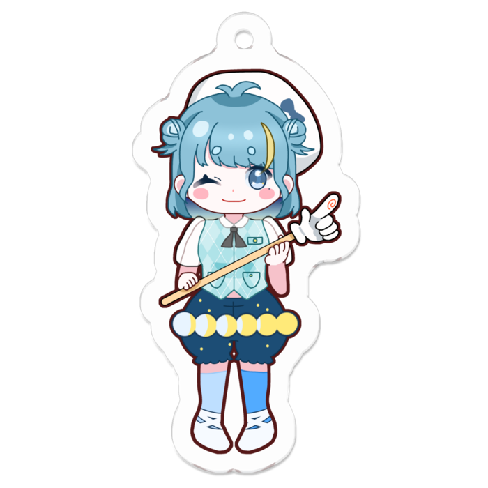アクリルキーホルダー - 50 x 50 (mm)