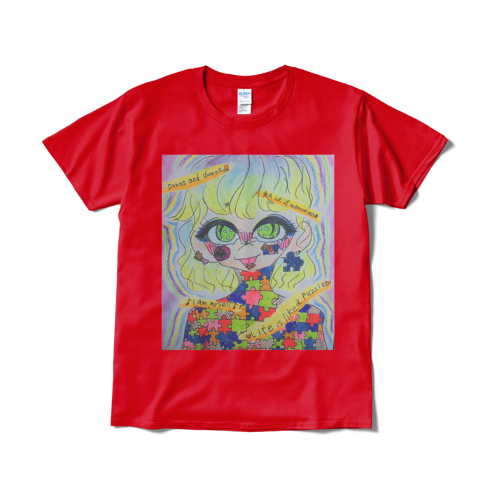 Tシャツ（短納期） - L - レッド