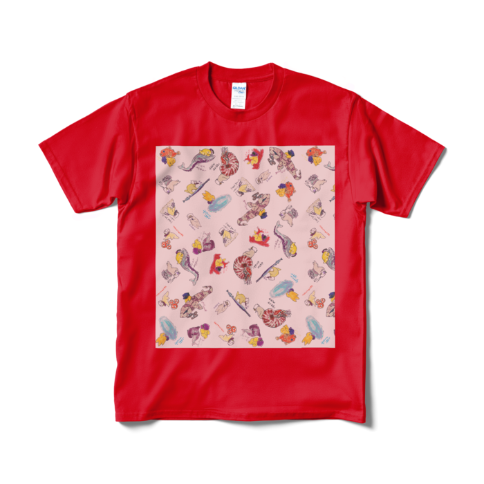 Tシャツ(短納期) - M - レッド