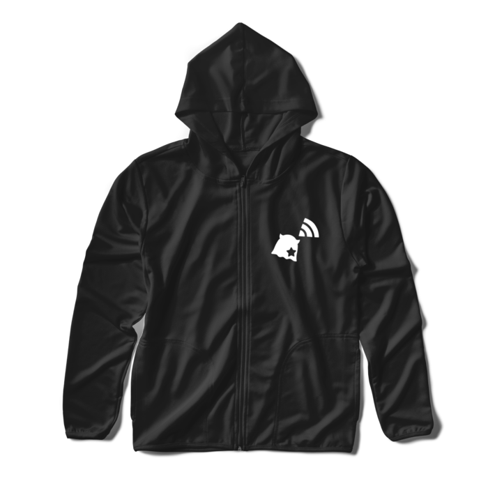 ジップパーカー - S - ブラック