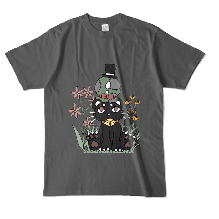 カラーTシャツ - L - チャコール (濃色)