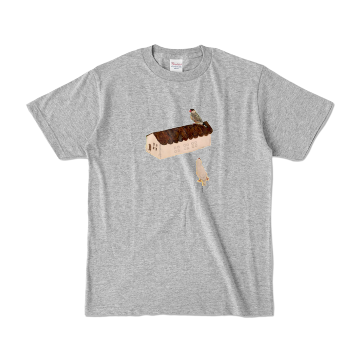 カラーTシャツ - S - 杢グレー (濃色)