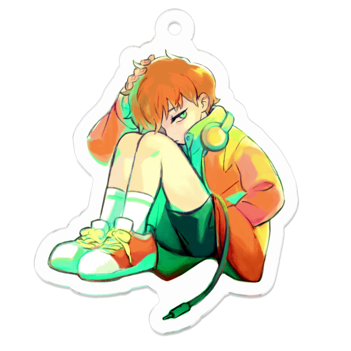 アクリルキーホルダー - 50 x 50 (mm)