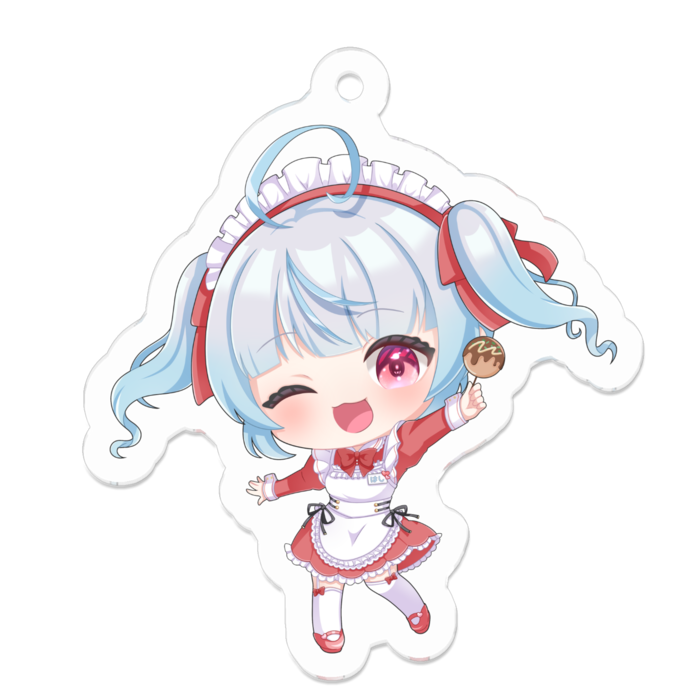 アクリルキーホルダー - 50 x 50 (mm)