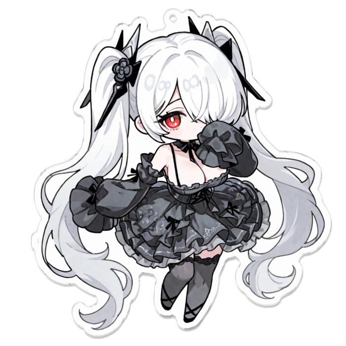 アクリルキーホルダー - 100 x 100 (mm)
