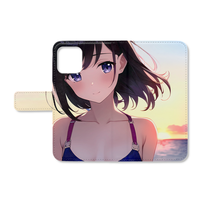 手帳型iPhoneケース - iPhone12 / 12 Pro - ストラップ穴 なし
