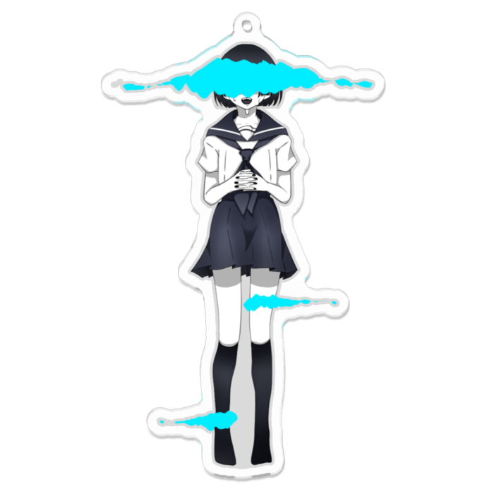 アクリルキーホルダー（コーティング） - 100 x 100 (mm)