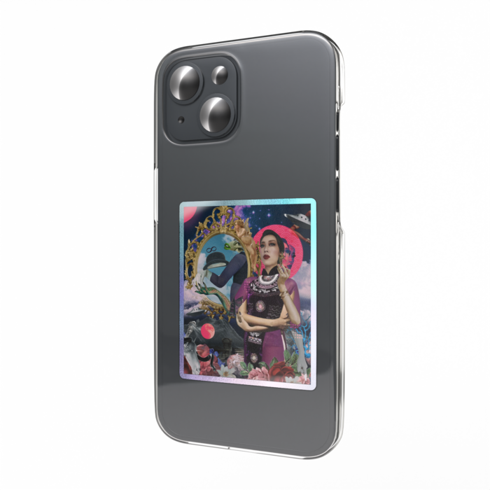 オーロラスマホステッカー - W55 × H91mm 以内