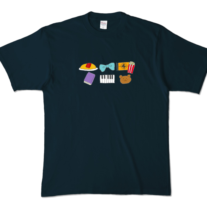 カラーTシャツ - XL - ネイビー (濃色)