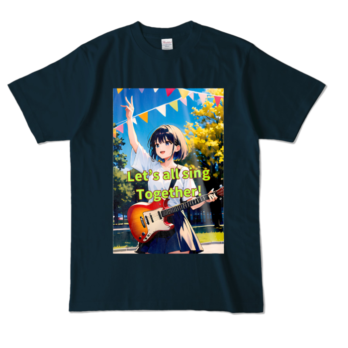 カラーTシャツ - L - ネイビー (濃色)