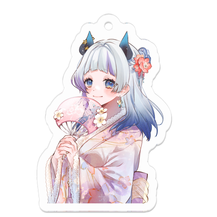 アクリルキーホルダー(コーティング) - 50 x 50 (mm)