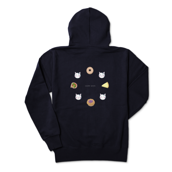 ジップパーカー - M - ネイビー