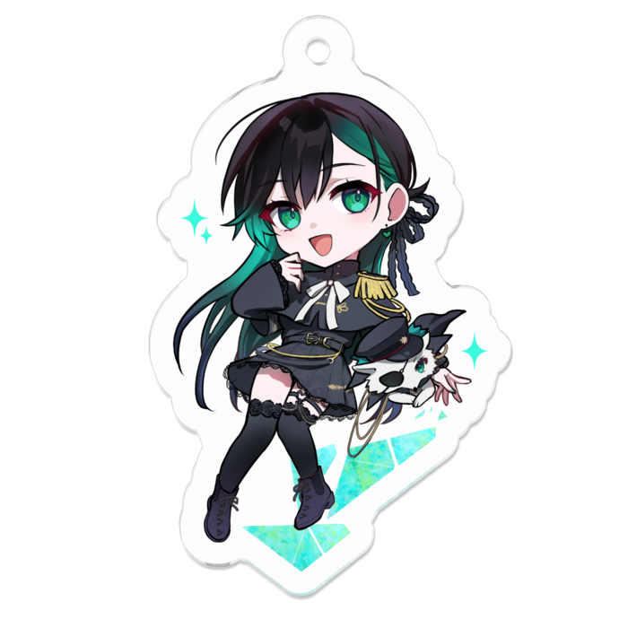 アクリルキーホルダー - 50 x 50 (mm)