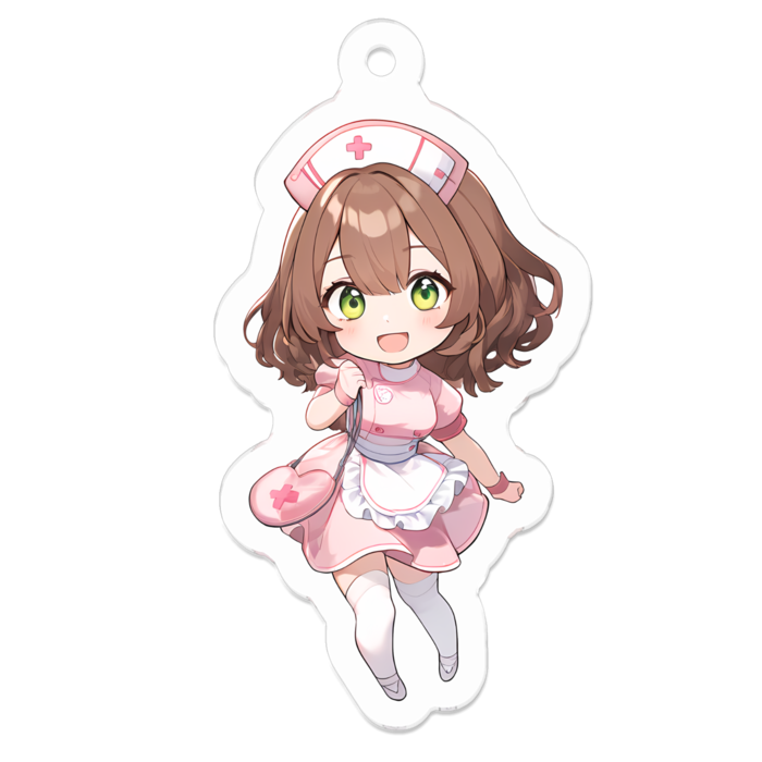 アクリルキーホルダー - 50 x 50 (mm)