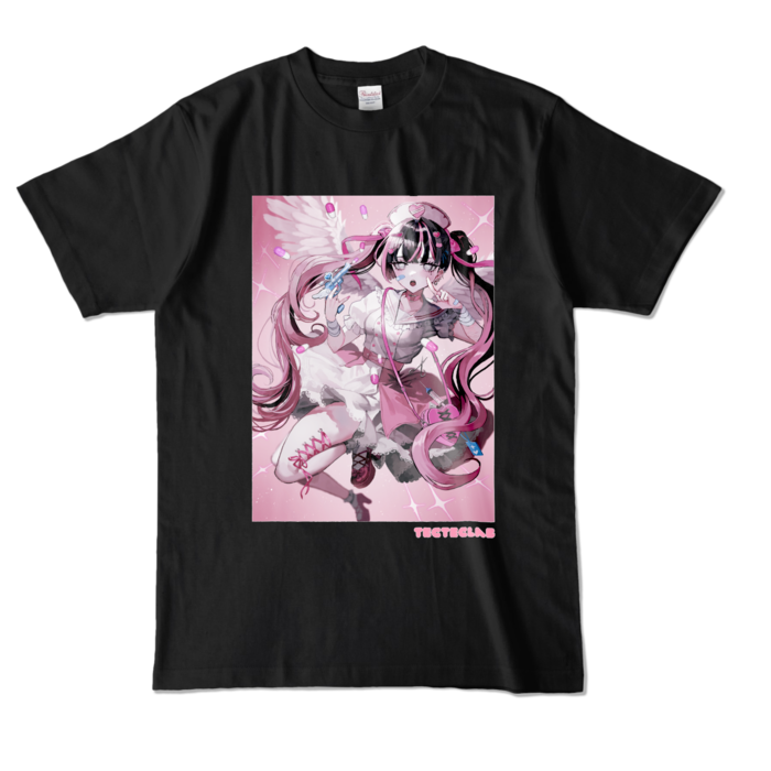 カラーTシャツ - L - ブラック (濃色)