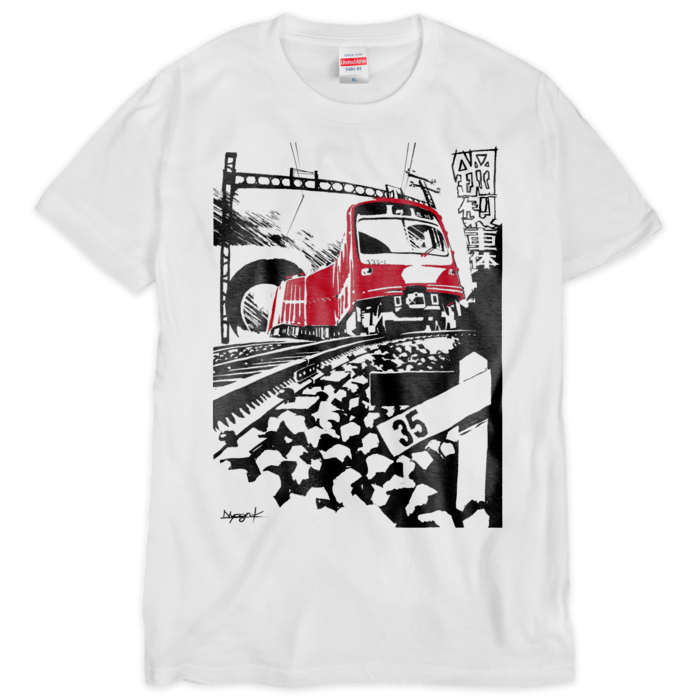 Tシャツ（シルクスクリーン印刷） - XL - 2色