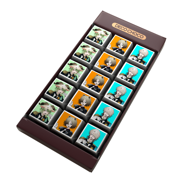 DECOチョコ - 列ごとにデザイン