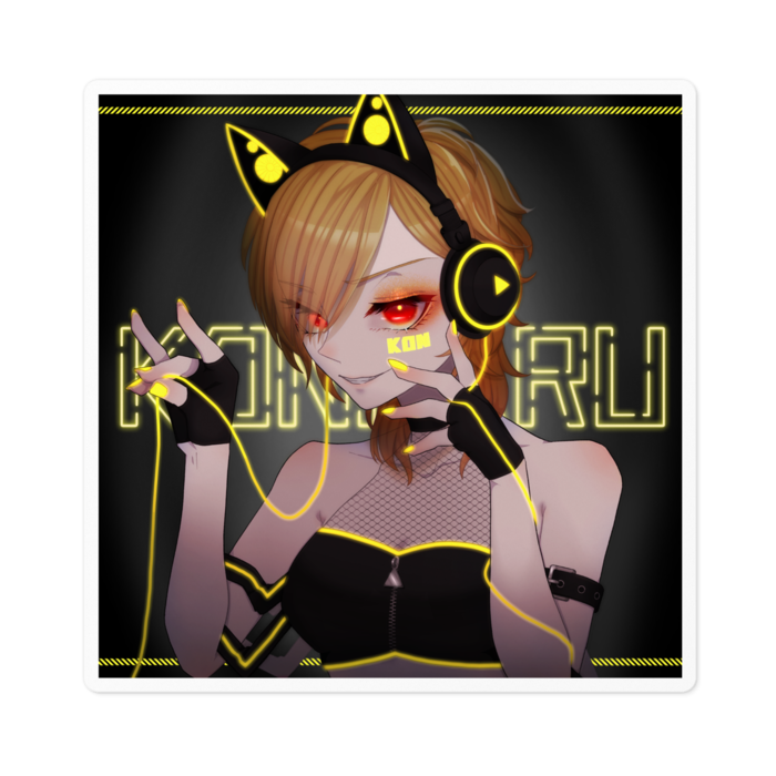 ステッカー - 100 x 100 (mm)