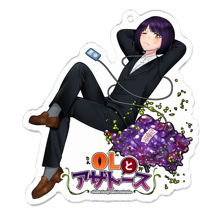 アクリルキーホルダー（コーティング） - 70 x 70 (mm)