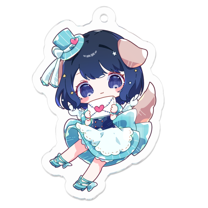 アクリルキーホルダー - 50 x 50 (mm)