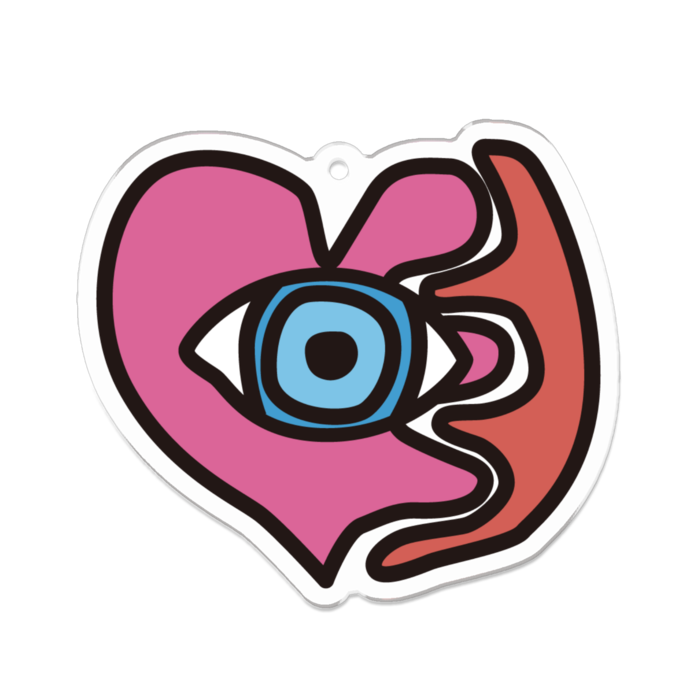 アクリルキーホルダー - 70 x 70 (mm)