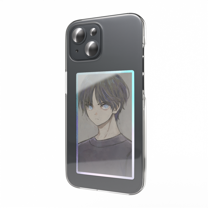 オーロラスマホステッカー - 縦