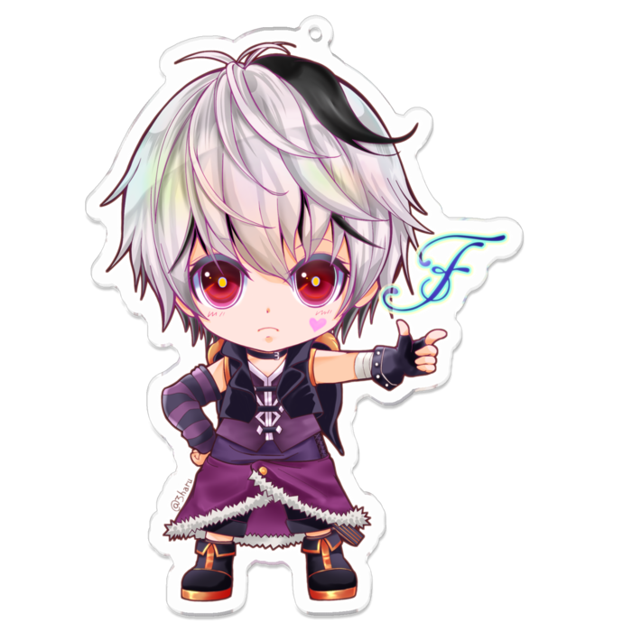 アクリルキーホルダー - 100 x 100 (mm)