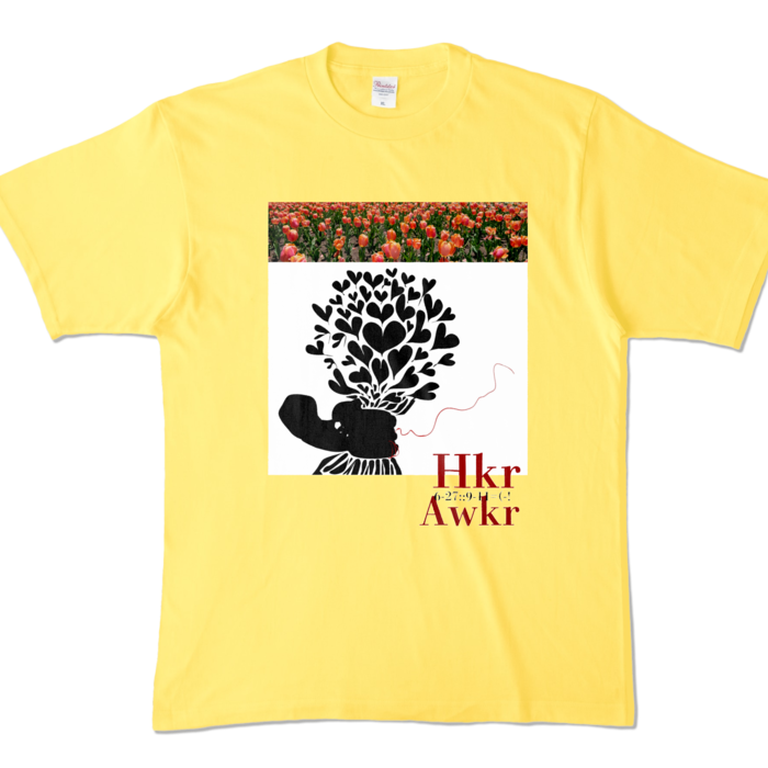 カラーTシャツ - XL - イエロー (濃色)