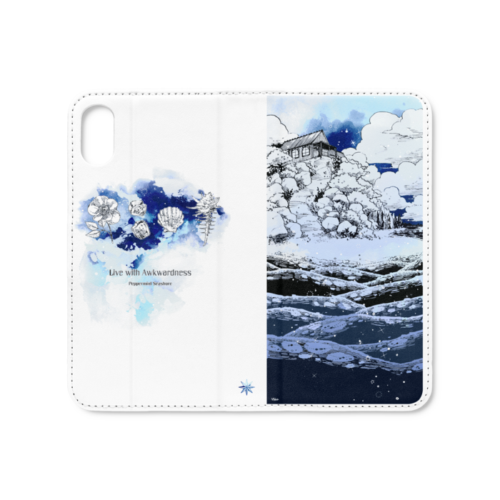 手帳型iPhoneケース(ベルトなし) - iPhone XS / X - ストラップ穴 なし