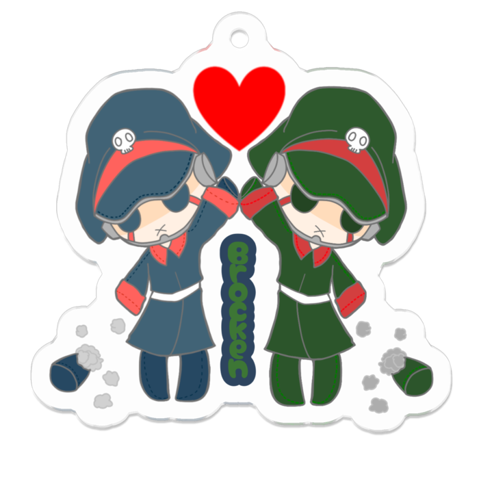 アクリルキーホルダー - 50 x 50 (mm)