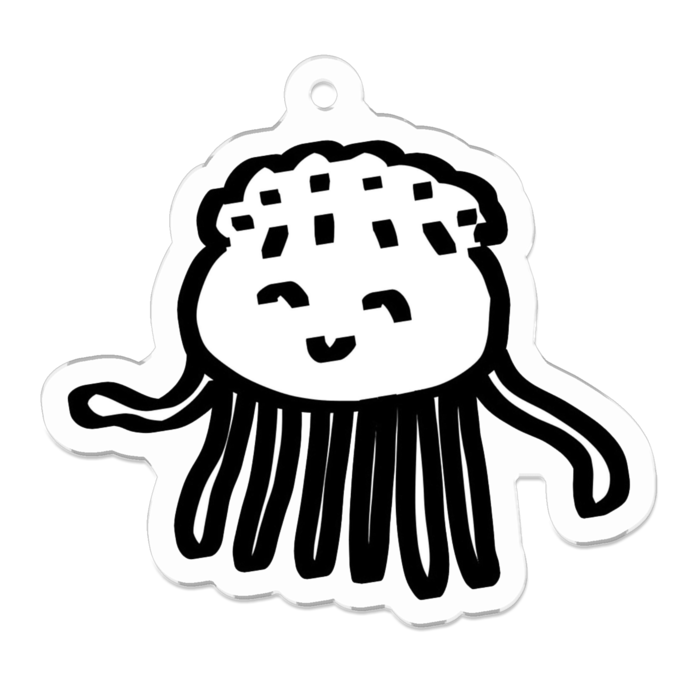 アクリルキーホルダー - 50 x 50 (mm)