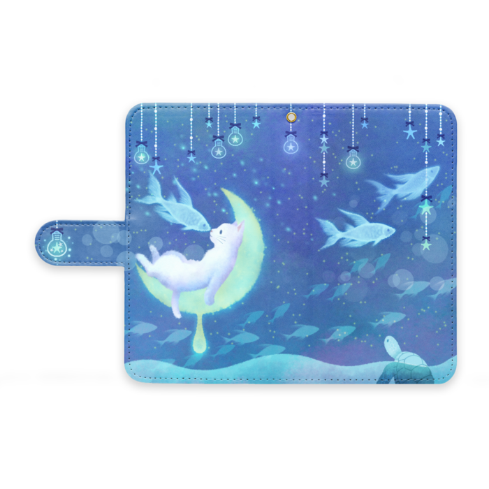 手帳型Androidケース - M - ストラップ穴 あり