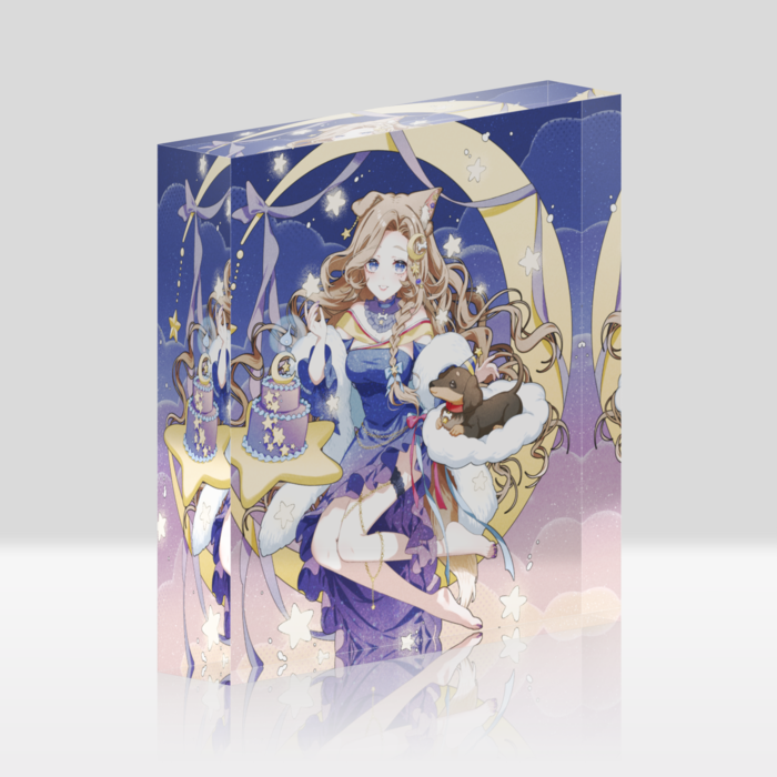 アクリルブロック - 100x100mm