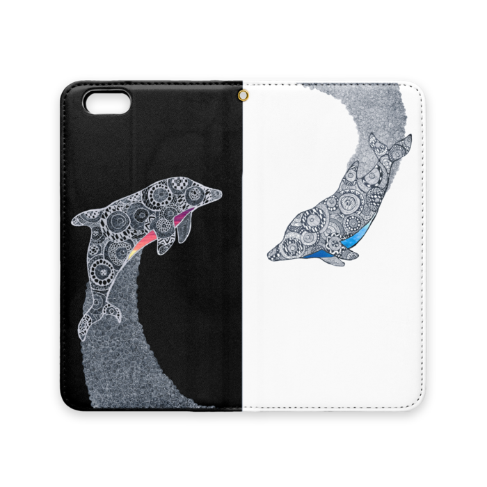 手帳型iPhoneケース（ベルトなし） - iPhone 6 Plus / 6s Plus - ストラップ穴 あり