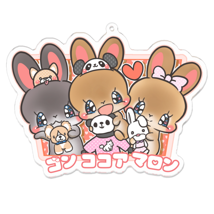 アクリルキーホルダー - 100 x 100 (mm)