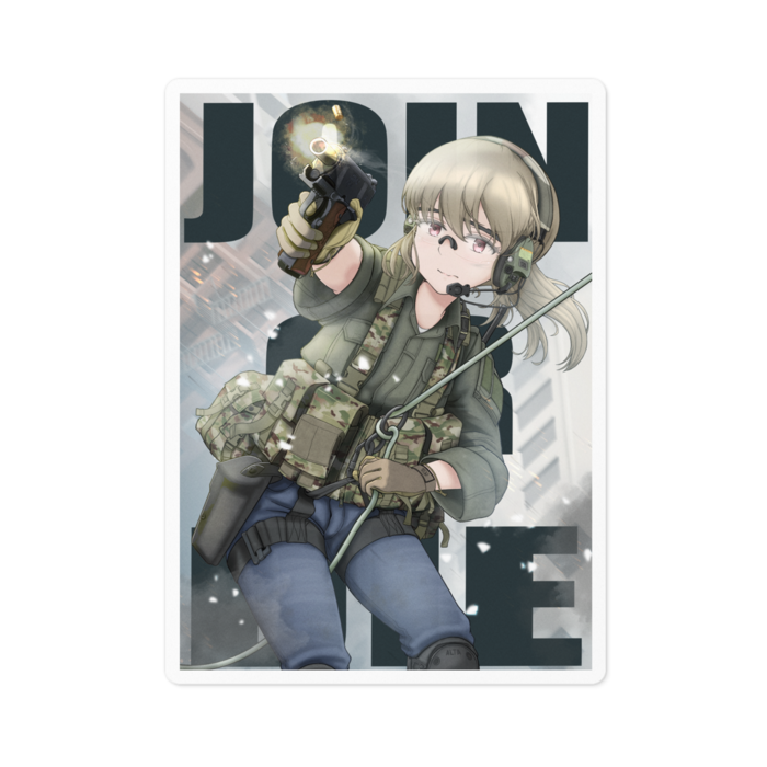 ステッカー - 100 x 100 (mm)