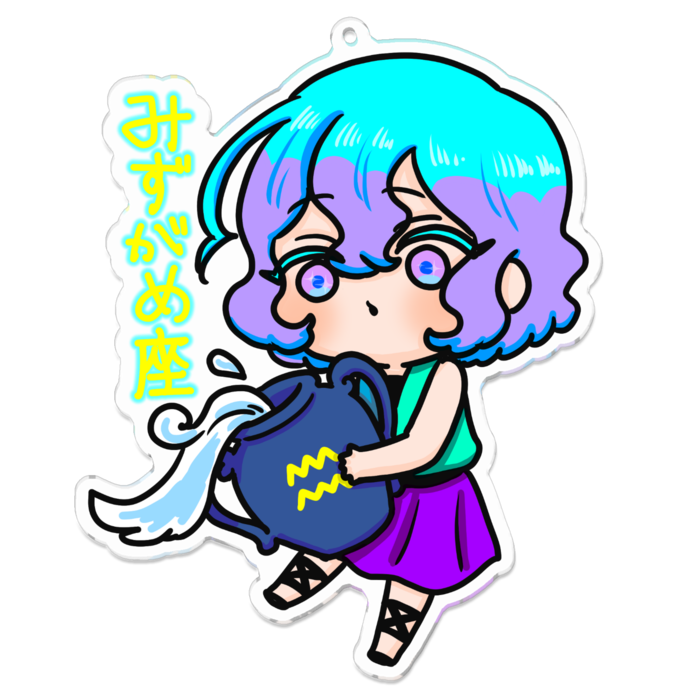 アクリルキーホルダー - 100 x 100 (mm)