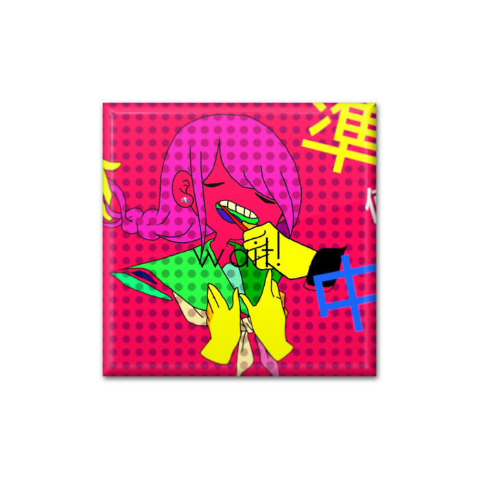 缶バッジ - 四角形40mm